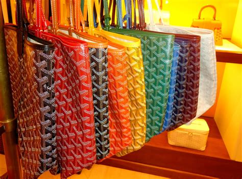 goyard colours|most popular goyard bag colors.